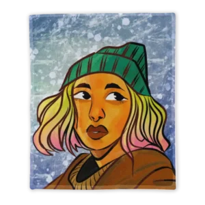 Plush blanket by Christina Jones