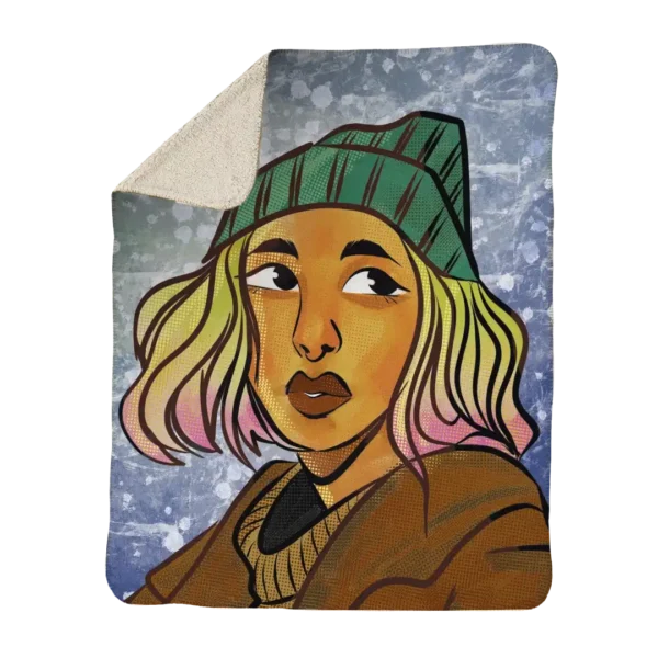 Sherpa blanket by Christina Jones