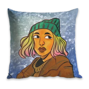 Plush pillow by Christina Jones